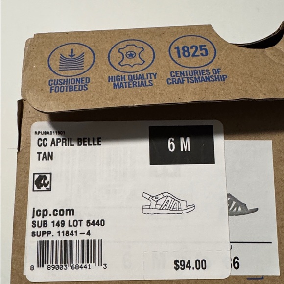 Clarks Sandals Womens 6 Brown Leather April Belle - Picture 6 of 6